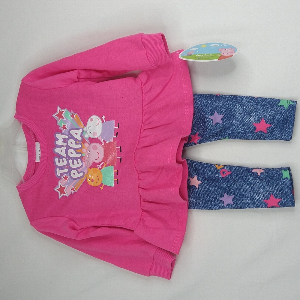 Midwood Peppa Pig Legging Set 2Pc Size: 18M